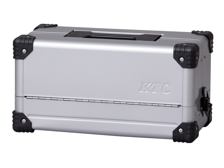 [EK-10A] KTC(京都機械工具)両開きメタルケース（W440×D233×H230 シルバー） 単品1個