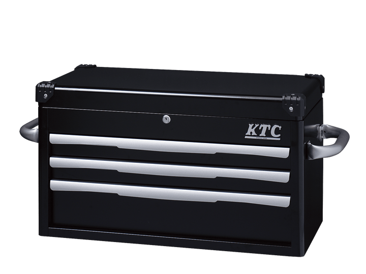 [EKR-1003BK] KTC(京都機械工具)トップチェスト（3段3引出し）（W715×D390×H410 ブラック） 単品1台 - MisakaZoo