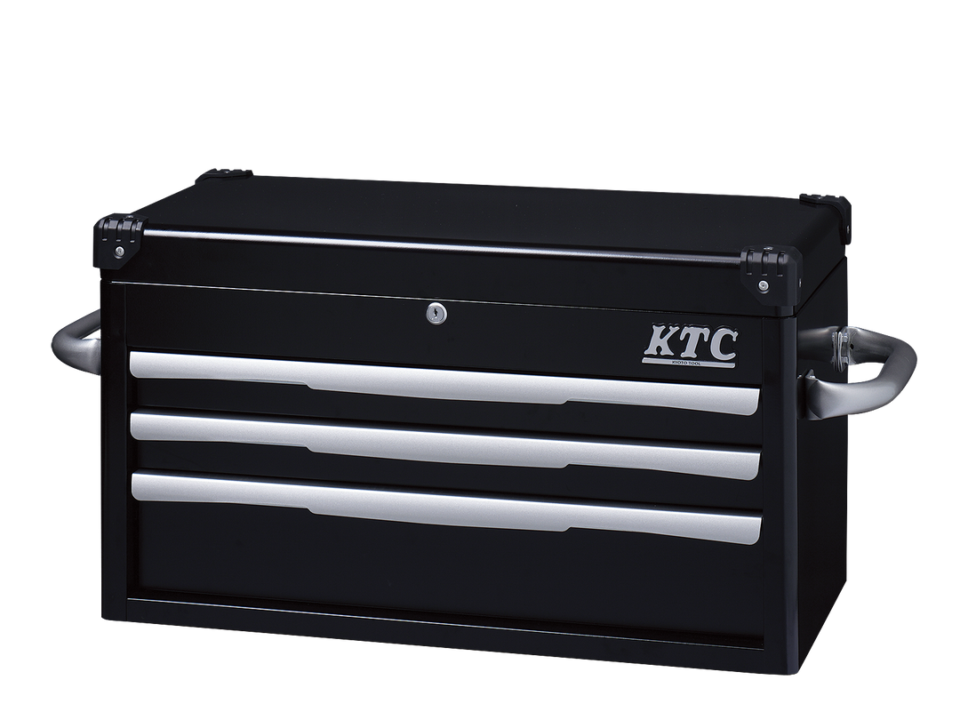 [EKR-1003] KTC(京都機械工具)トップチェスト（3段3引出し）（W715×D390×H410 シルバー） 単品1台