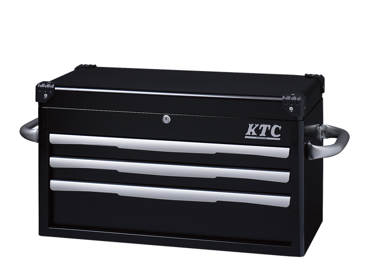 [EKR-1003BK] KTC(京都機械工具)トップチェスト（3段3引出し）（W715×D390×H410 ブラック） 単品1台