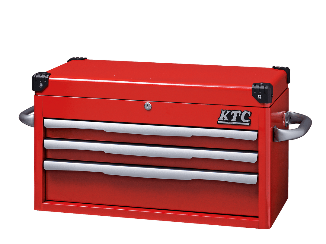 [EKR-1003R] KTC(京都機械工具)トップチェスト（3段3引出し）（W715×D390×H410 レッド） 単品1台 - MisakaZoo