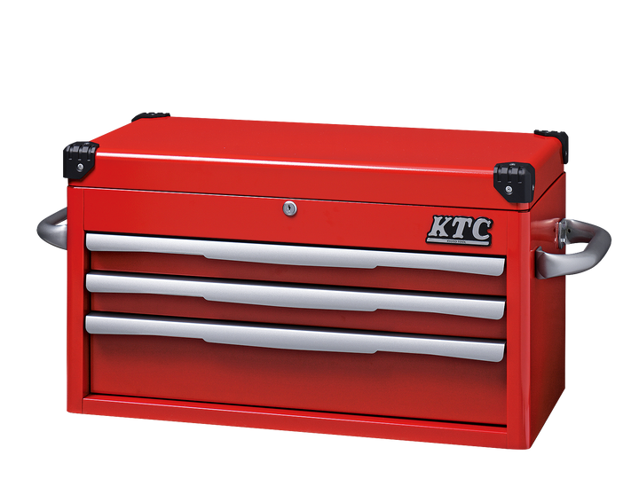 [EKR-1003] KTC(京都機械工具)トップチェスト（3段3引出し）（W715×D390×H410 シルバー） 単品1台