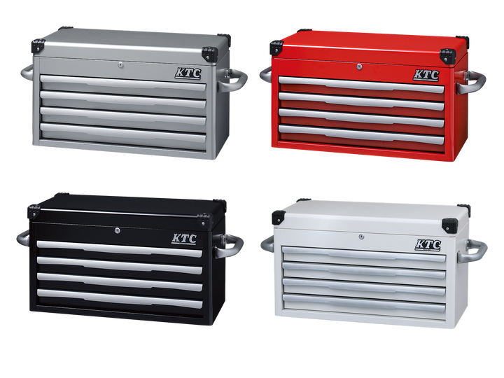 [EKR-1004WH] KTC(京都機械工具)トップチェスト（4段4引出し）（W715×D390×H410 ホワイト） 単品1台