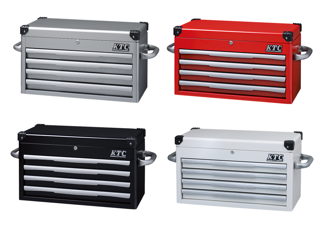 [EKR-1004R] KTC(京都機械工具)トップチェスト（4段4引出し）（W715×D390×H410 レッド） 単品1台