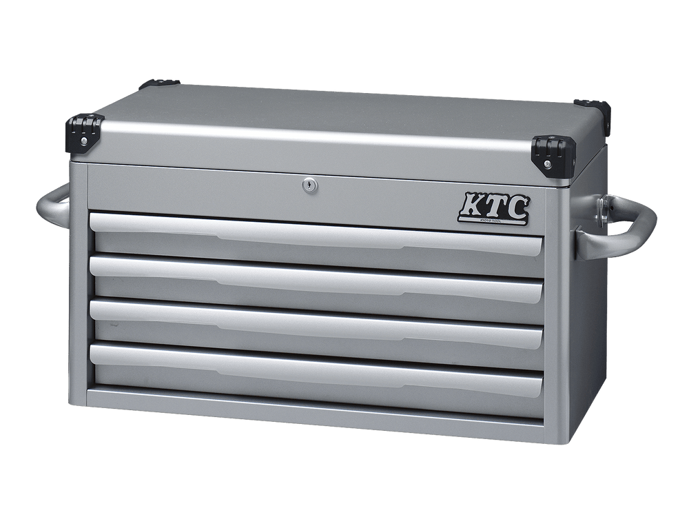 [EKR-1004BK] KTC(京都機械工具)トップチェスト（4段4引出し）（W715×D390×H410 ブラック） 単品1台 - MisakaZoo