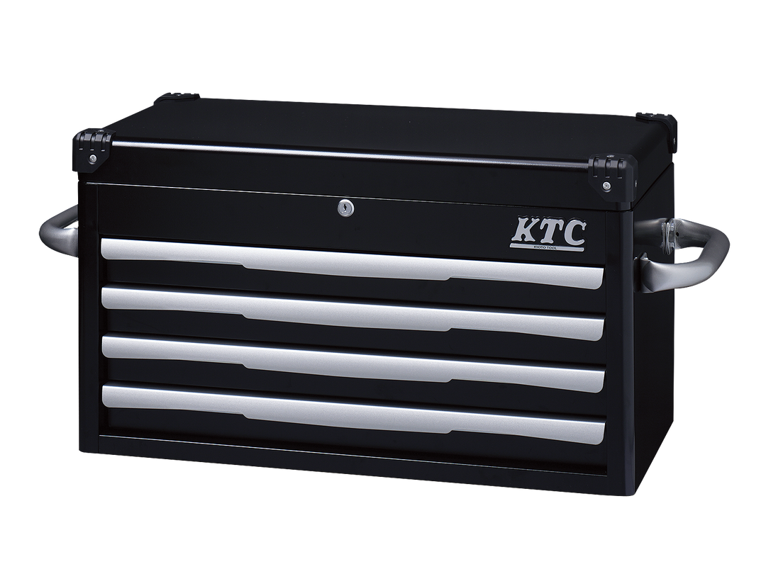 [EKR-1004BK] KTC(京都機械工具)トップチェスト（4段4引出し）（W715×D390×H410 ブラック） 単品1台