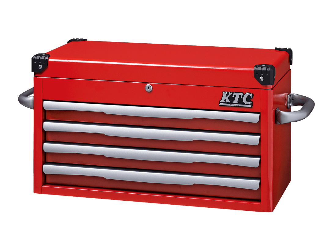 [EKR-1004R] KTC(京都機械工具)トップチェスト（4段4引出し）（W715×D390×H410 レッド） 単品1台 - MisakaZoo