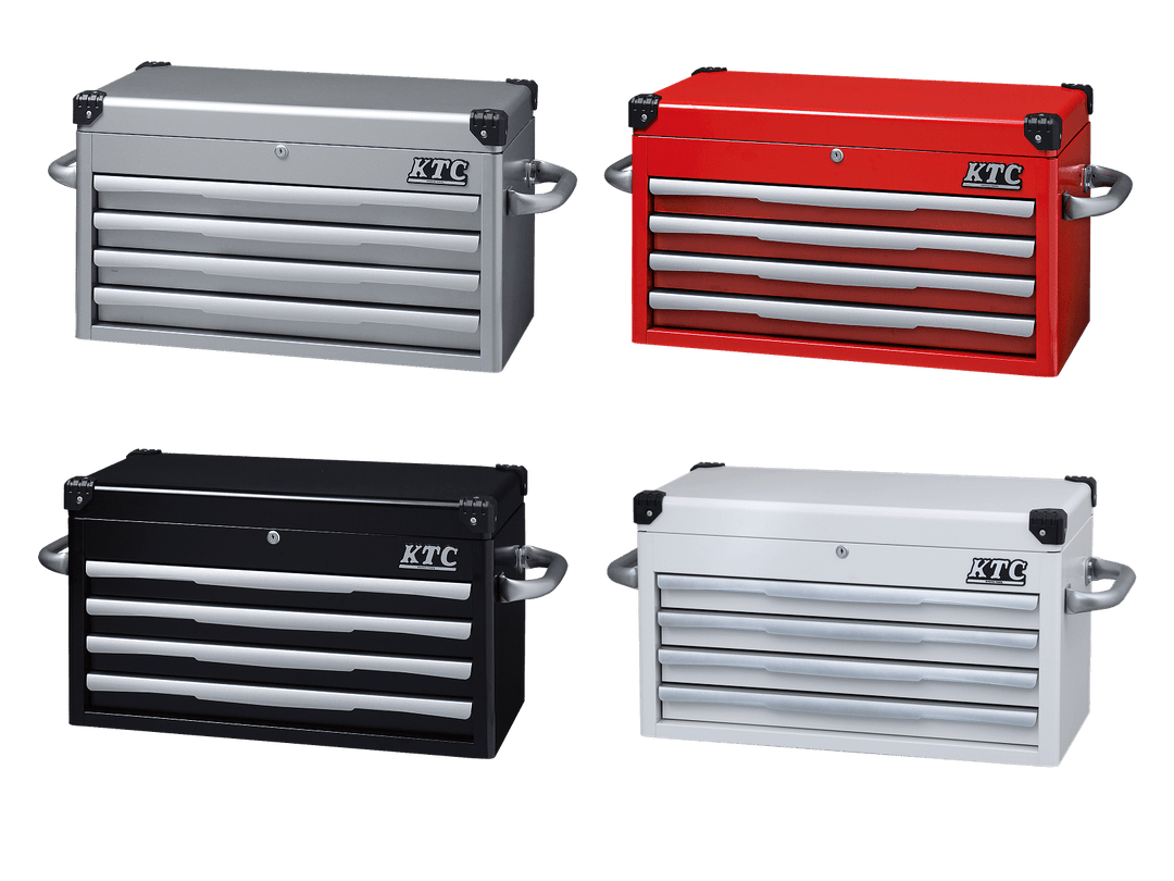 [EKR-1004R] KTC(京都機械工具)トップチェスト（4段4引出し）（W715×D390×H410 レッド） 単品1台 - MisakaZoo