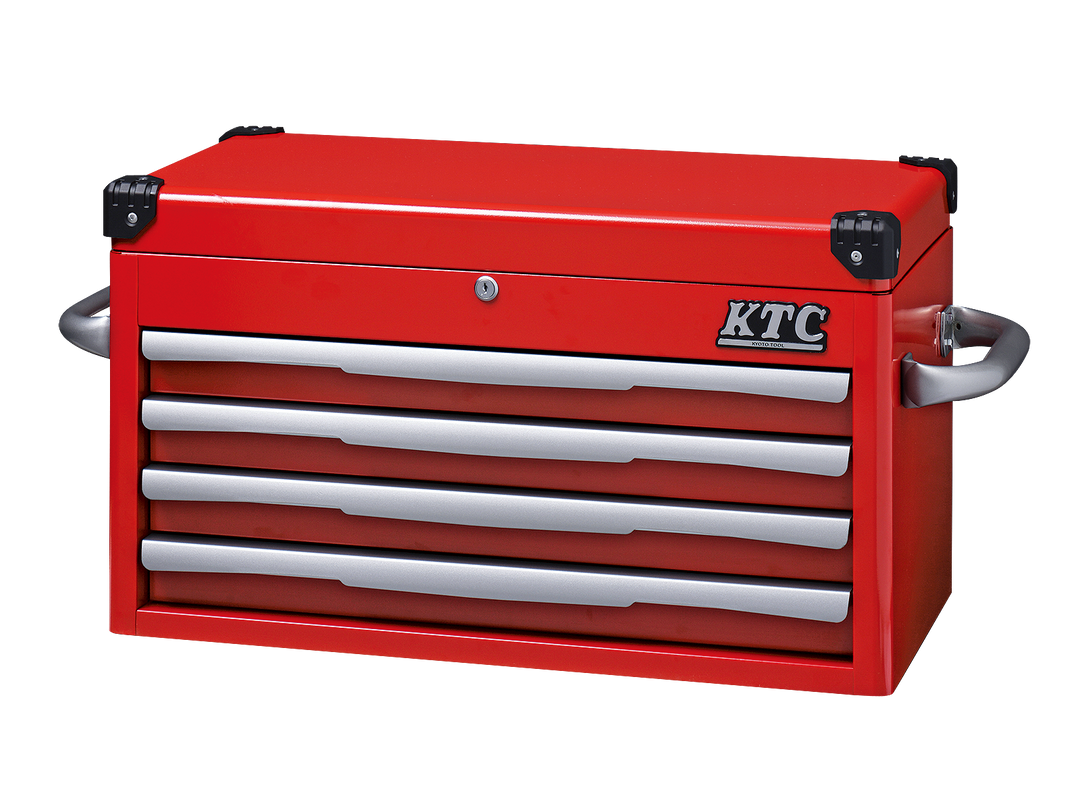 [EKR-1004BK] KTC(京都機械工具)トップチェスト（4段4引出し）（W715×D390×H410 ブラック） 単品1台
