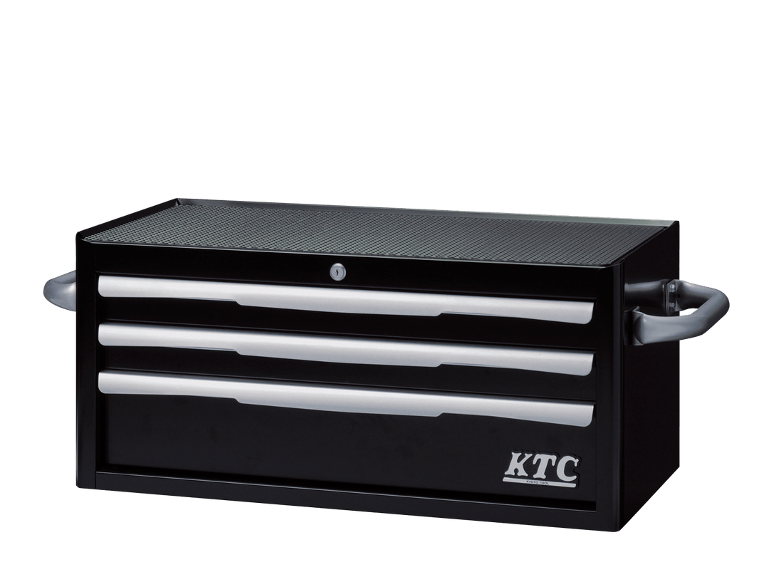 [EKR-2003] KTC(京都機械工具)フラットトップチェスト（3段3引出し）（W715×D390×H330 シルバー） 単品1台 - MisakaZoo