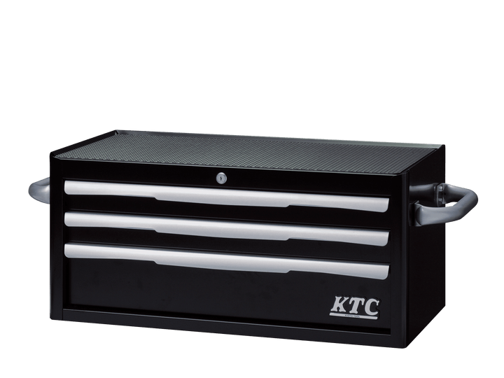 [EKR-2003] KTC(京都機械工具)フラットトップチェスト（3段3引出し）（W715×D390×H330 シルバー） 単品1台 - MisakaZoo
