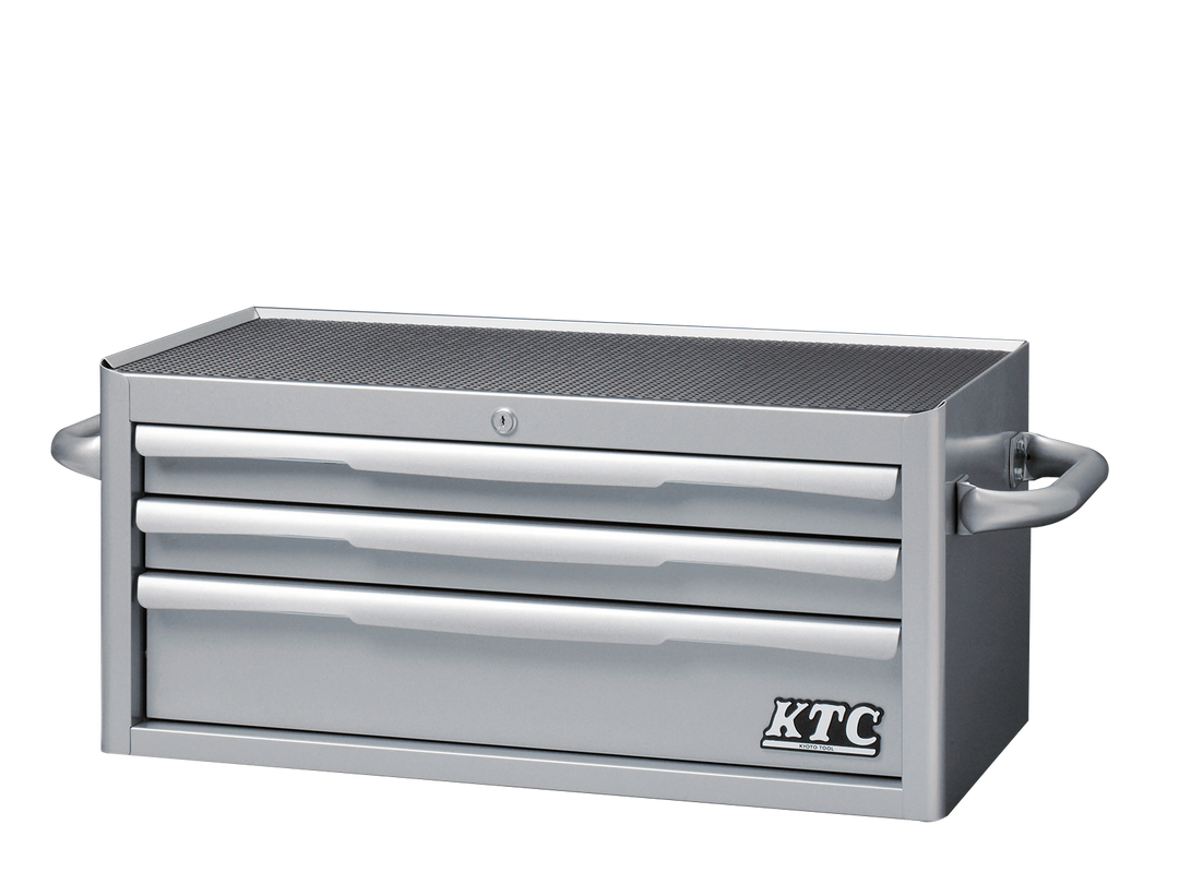 [EKR-2003BK] KTC(京都機械工具)フラットトップチェスト（3段3引出し）（W715×D390×H330 ブラック） 単品1台