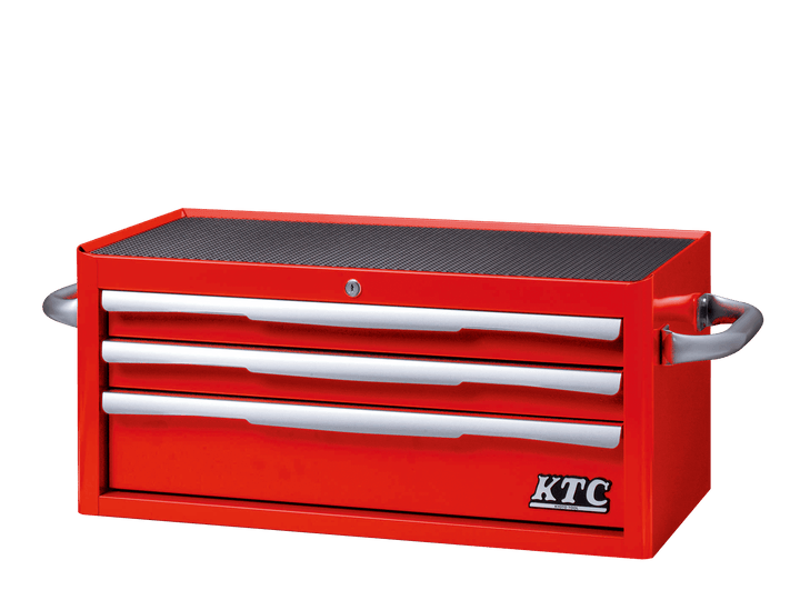 [EKR-2003BK] KTC(京都機械工具)フラットトップチェスト（3段3引出し）（W715×D390×H330 ブラック） 単品1台 - MisakaZoo
