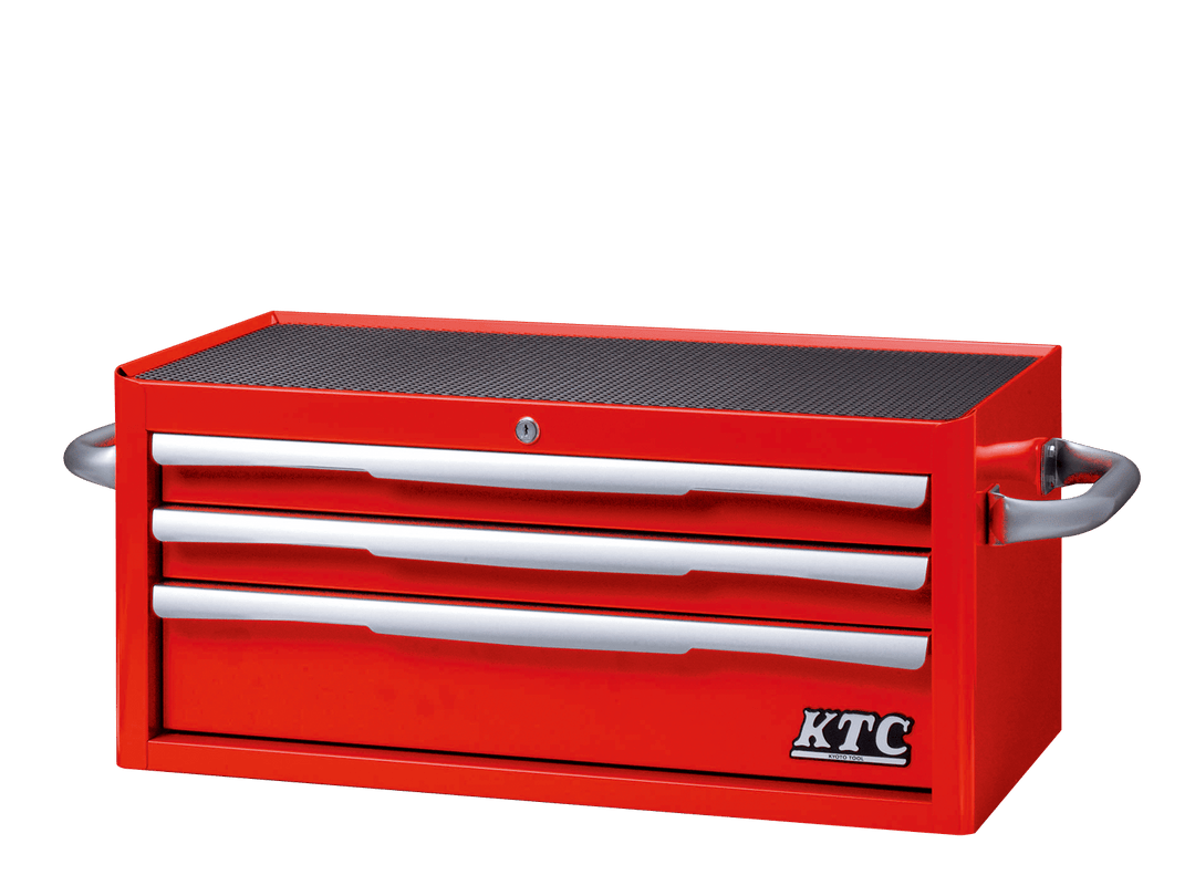 [EKR-2003R] KTC(京都機械工具)フラットトップチェスト（3段3引出し）（W715×D390×H330 レッド） 単品1台 - MisakaZoo