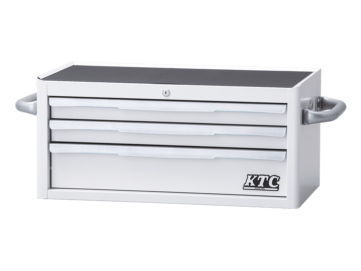 [EKR-2003WH] KTC(京都機械工具)フラットトップチェスト（3段3引出し）（W715×D390×H330 ホワイト） 単品1台 - MisakaZoo