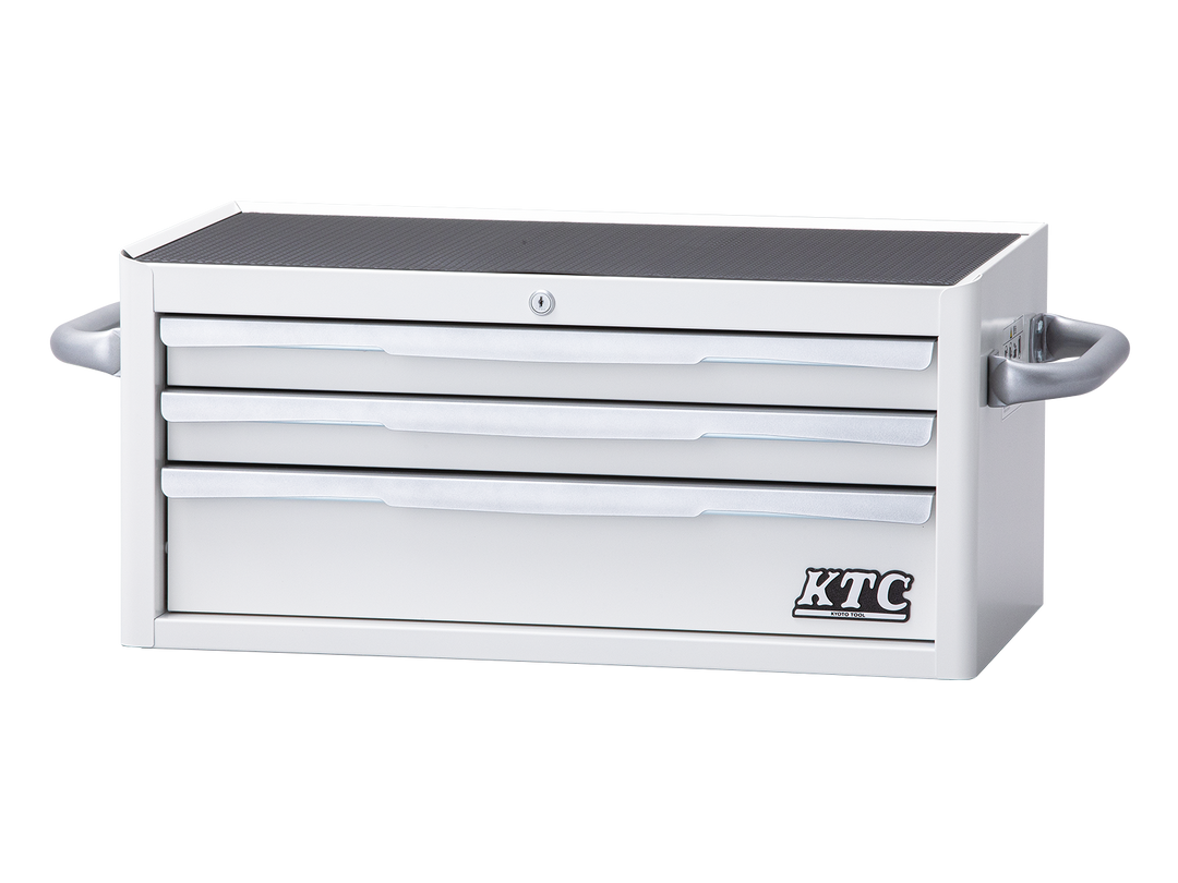 [EKR-2003WH] KTC(京都機械工具)フラットトップチェスト（3段3引出し）（W715×D390×H330 ホワイト） 単品1台