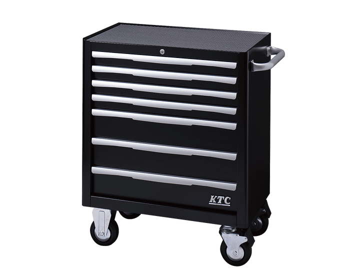 [EKW-1007BK] KTC(京都機械工具)ローラーキャビネット（7段7引出し）（W740×D470×H910 ブラック） 単品1台 - MisakaZoo