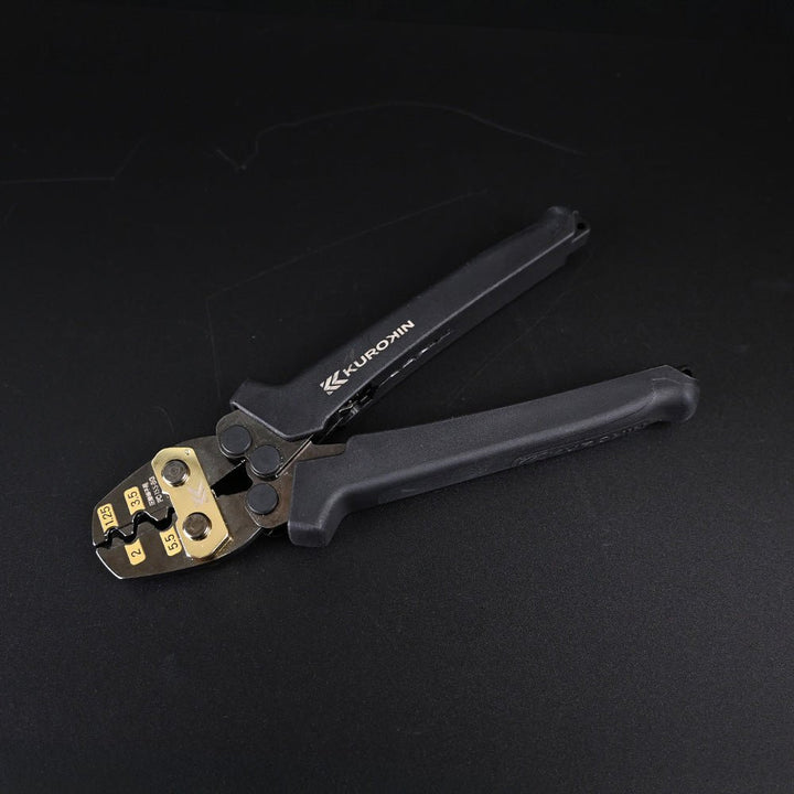 [FC-15S-BG] KUROKIN 黒金(Black & Gold) 圧着工具（裸端子・裸スリーブ用） 単品1丁 - MisakaZoo