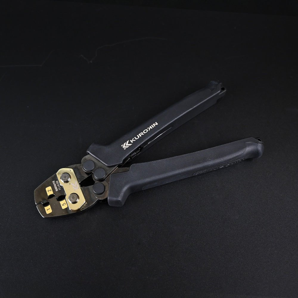 [FC-45-BG] KUROKIN 黒金(Black & Gold) 圧着工具（絶縁被覆付閉端接続子用） 単品1丁 - MisakaZoo