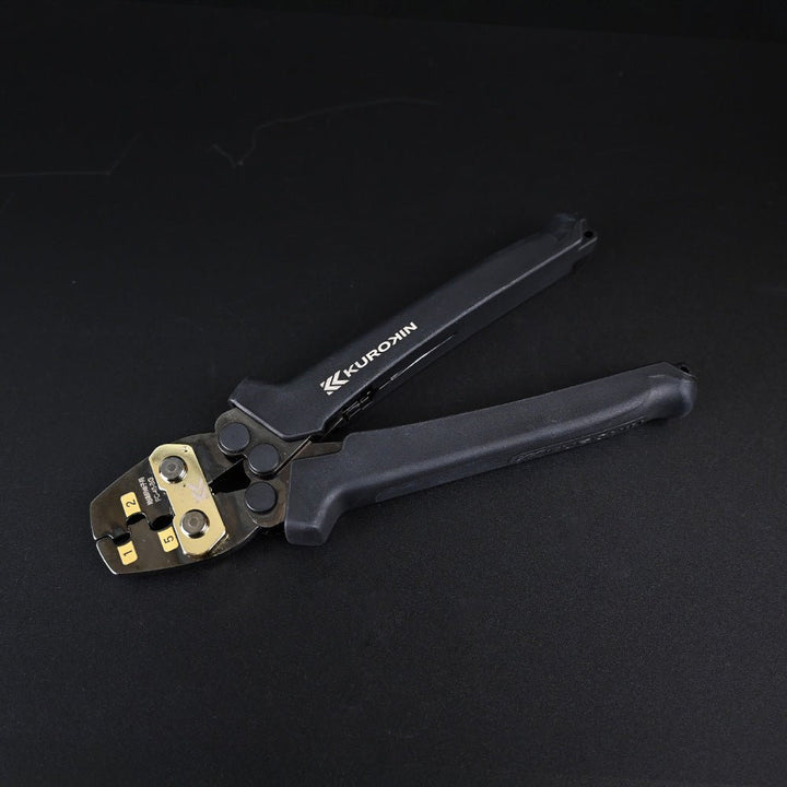 [FC-45-BG] KUROKIN 黒金(Black & Gold) 圧着工具（絶縁被覆付閉端接続子用） 単品1丁 - MisakaZoo