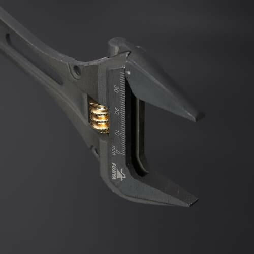 [FGL-38-BG] KUROKIN 黒金(Black & Gold) ギア付モンキーレンチ 単品1丁 - MisakaZoo