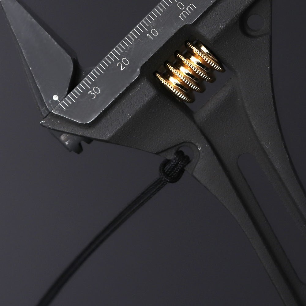 [FGL-38-BG] KUROKIN 黒金(Black & Gold) ギア付モンキーレンチ 単品1丁 - MisakaZoo