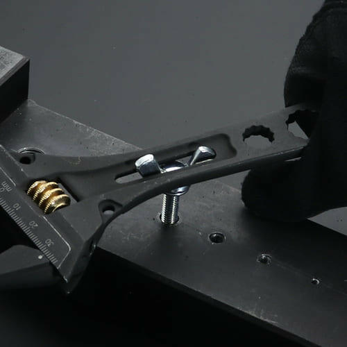 [FGL-38-BG] KUROKIN 黒金(Black & Gold) ギア付モンキーレンチ 単品1丁 - MisakaZoo