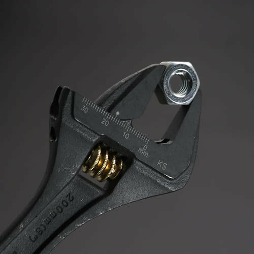 [FGP-32-BG] KUROKIN 黒金(Black & Gold) クイック モンキーレンチ 単品1丁 - MisakaZoo