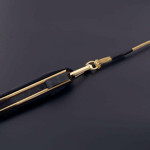 [FK02A-BG] KUROKIN 黒金(Black & Gold) メタルカッターナイフ 単品1個 - MisakaZoo