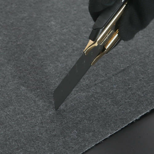 [FK02A-BG] KUROKIN 黒金(Black & Gold) メタルカッターナイフ 単品1個 - MisakaZoo