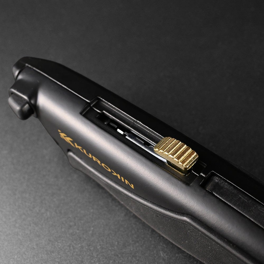 [FK11-BG] KUROKIN 黒金(Black & Gold) 電工ユーティリティナイフ 単品1丁 - MisakaZoo