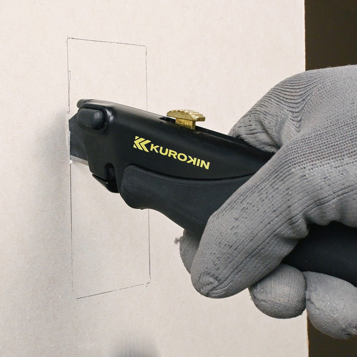 [FK11-BG] KUROKIN 黒金(Black & Gold) 電工ユーティリティナイフ 単品1丁 - MisakaZoo