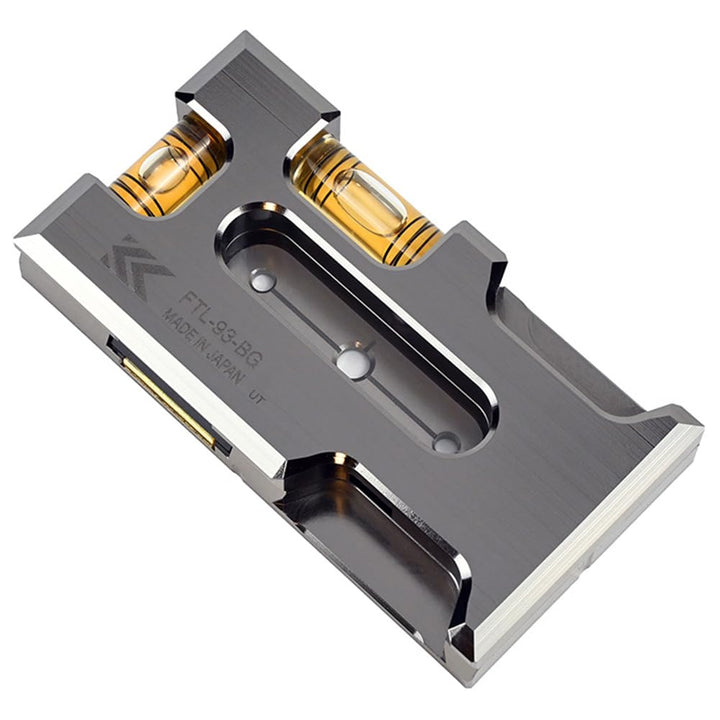 [FTL-93-BG] KUROKIN 黒金(Black & Gold) アルミ水平器（スイッチボックス用） 単品1個 - MisakaZoo