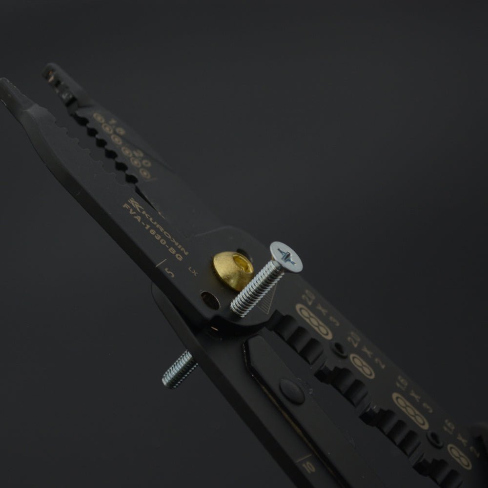 [FVA-1630-BG] KUROKIN 黒金(Black & Gold) 電工VAストリッパ 単品1丁 - MisakaZoo