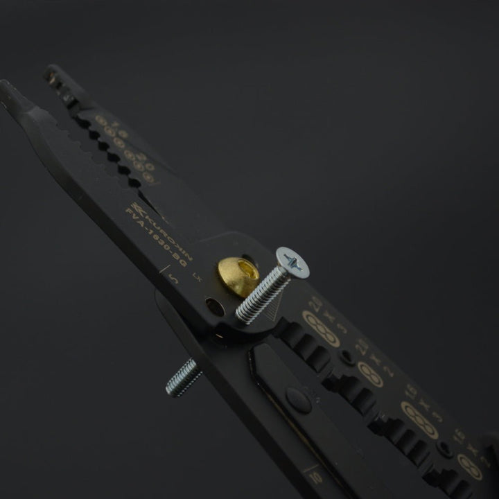 [FVA-1630-BG] KUROKIN 黒金(Black & Gold) 電工VAストリッパ 単品1丁 - MisakaZoo