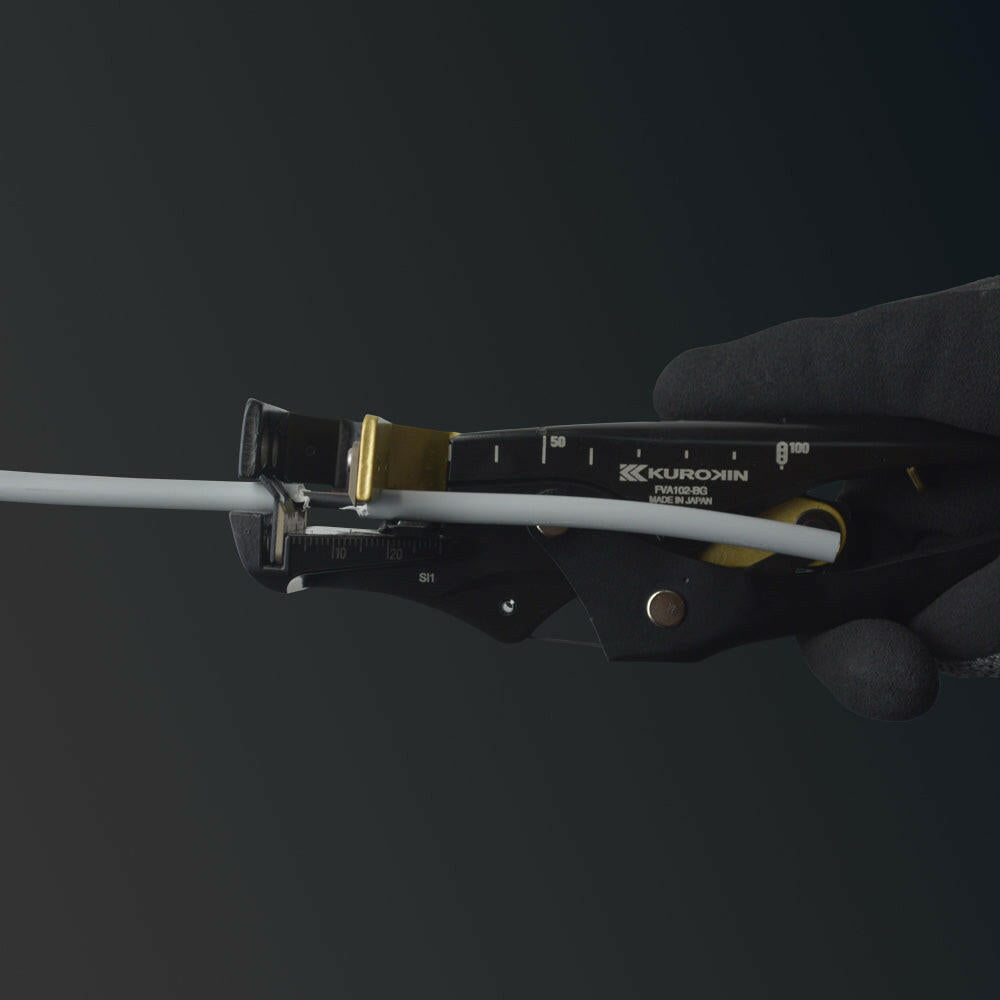 [FVA102-BG] KUROKIN 黒金(Black & Gold) VA線ストリッパ 単品1丁 - MisakaZoo