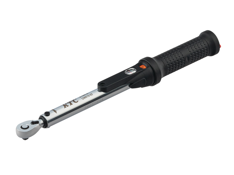 [GW010-02] KTC(京都機械工具)6.3sq.プレセット型トルクレンチ（2〜10N・m 全長317.4mm） 単品1本