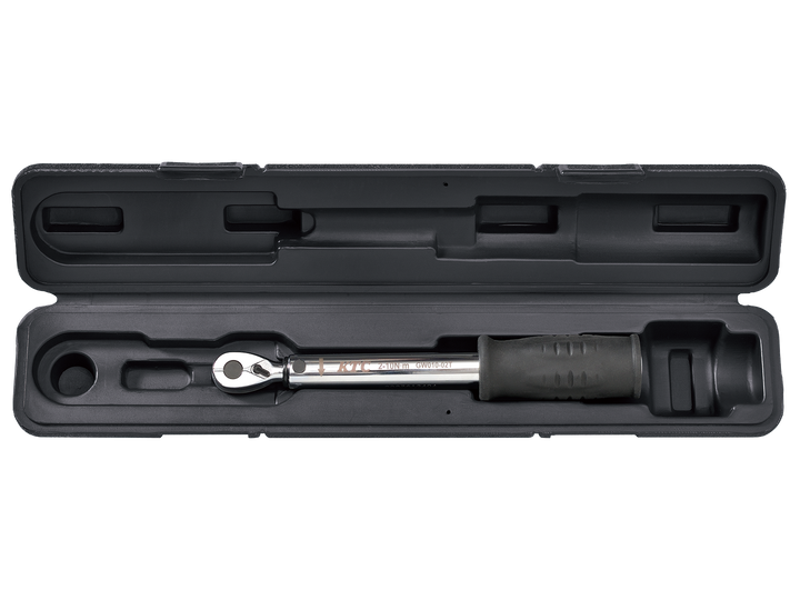 [GW010-02T] KTC(京都機械工具)6.3sq.プレロック型（単能型）トルクレンチ（2〜10N・m 全長220.8mm） 単品1本