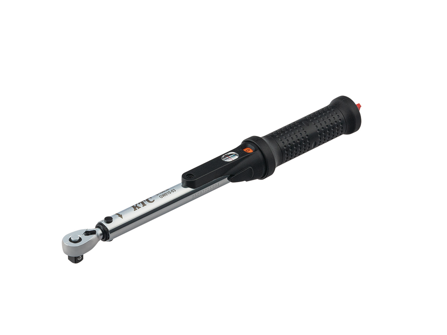 [GW010-03] KTC(京都機械工具)9.5sq.プレセット型トルクレンチ（2〜10N・m 全長317.4mm） 単品1本