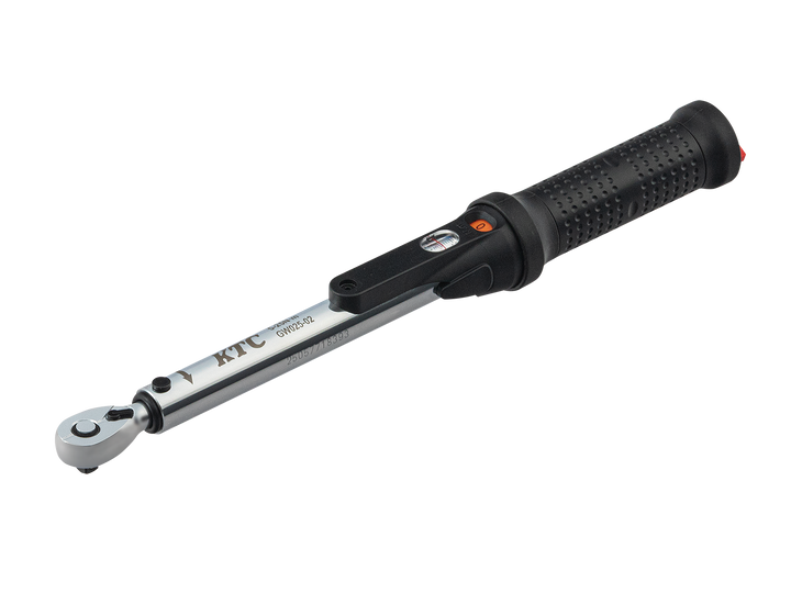 [GW025-02] KTC(京都機械工具)6.3sq.プレセット型トルクレンチ（5〜25N・m 全長317.4mm） 単品1本