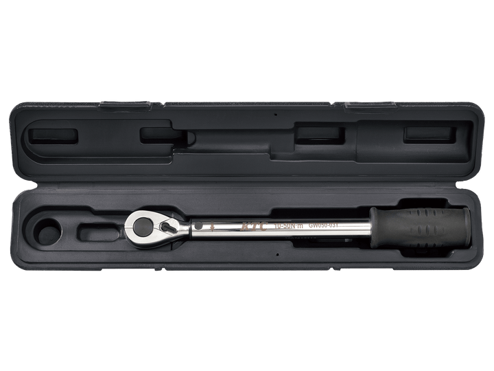 [GW050-03T] KTC(京都機械工具)9.5sq.プレロック型（単能型）トルクレンチ（10〜50N・m 全長289.2mm） 単品1本 - MisakaZoo