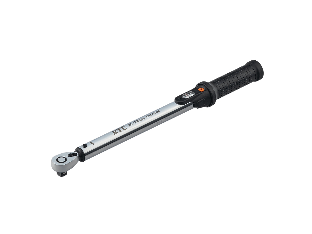 [GW100-04] KTC(京都機械工具)12.7sq.プレセット型トルクレンチ（20〜100N・m 全長446.9mm） 単品1本 - MisakaZoo