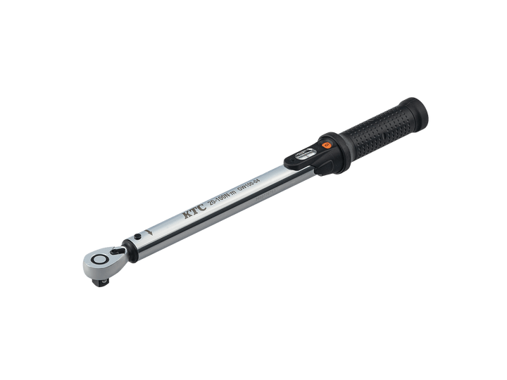 [GW100-04] KTC(京都機械工具)12.7sq.プレセット型トルクレンチ（20〜100N・m 全長446.9mm） 単品1本 - MisakaZoo