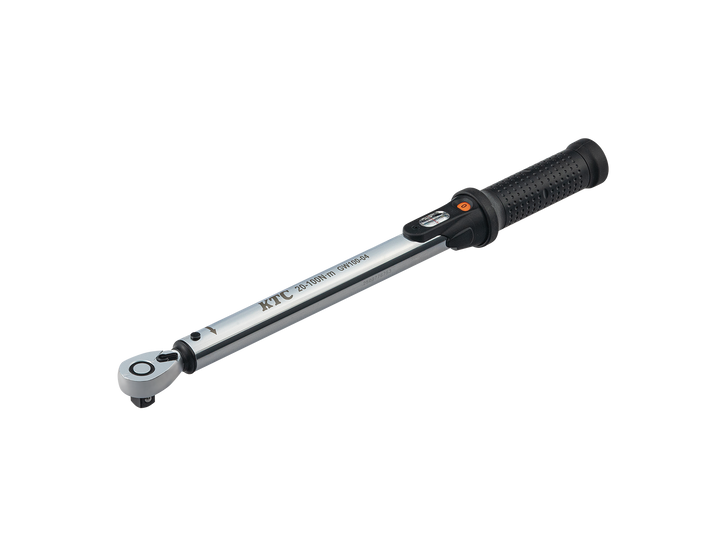 [GW100-04] KTC(京都機械工具)12.7sq.プレセット型トルクレンチ（20〜100N・m 全長446.9mm） 単品1本