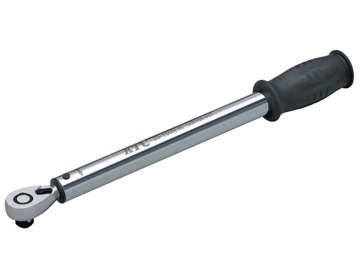 [GW100-04T] KTC(京都機械工具)12.7sq.プレロック型（単能型）トルクレンチ（20〜100N・m 全長387.8mm） 単品1本 - MisakaZoo
