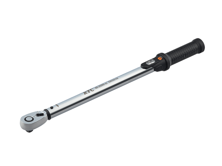 [GW200-04] KTC(京都機械工具)12.7sq.プレセット型トルクレンチ（40〜200N・m 全長531.3mm） 単品1本 - MisakaZoo