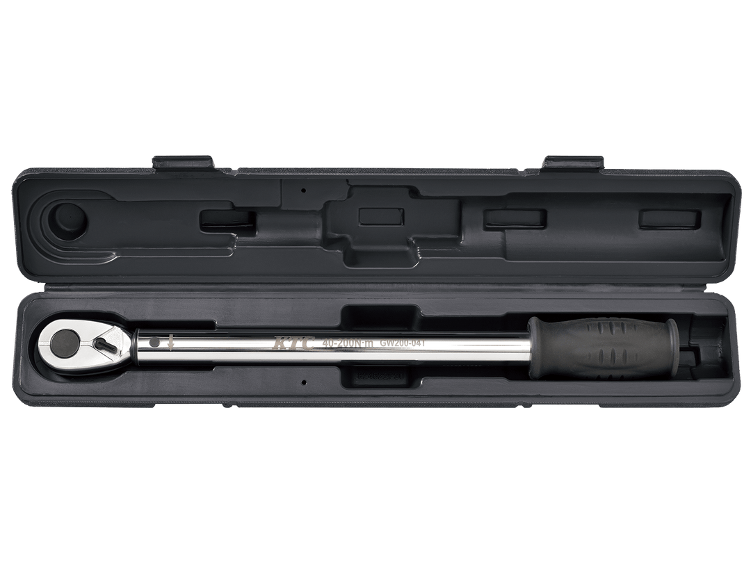[GW200-04T] KTC(京都機械工具)12.7sq.プレロック型（単能型）トルクレンチ（40〜200N・m 全長432.0mm） 単品1本 - MisakaZoo