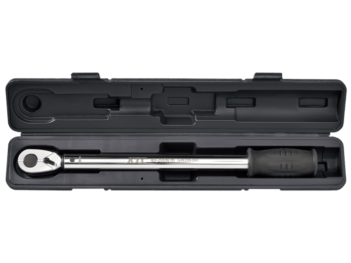 [GW200-04T] KTC(京都機械工具)12.7sq.プレロック型（単能型）トルクレンチ（40〜200N・m 全長432.0mm） 単品1本 - MisakaZoo