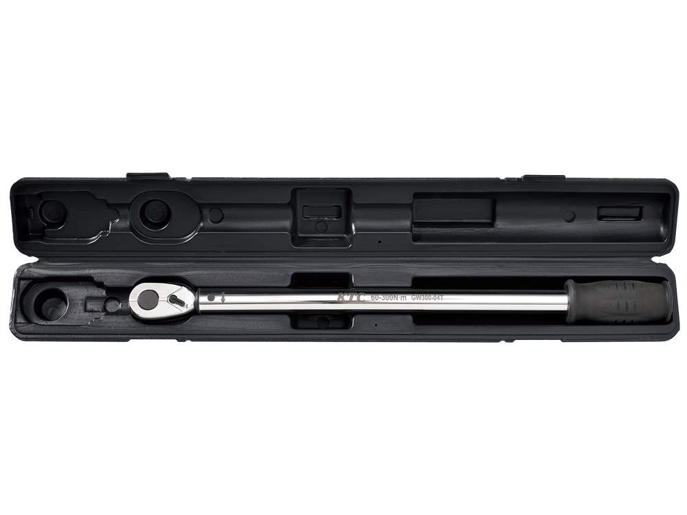 [GW300-04T] KTC(京都機械工具)12.7sq.プレロック型（単能型）トルクレンチ（60〜300N・m 全長517.2mm） 単品1本 - MisakaZoo