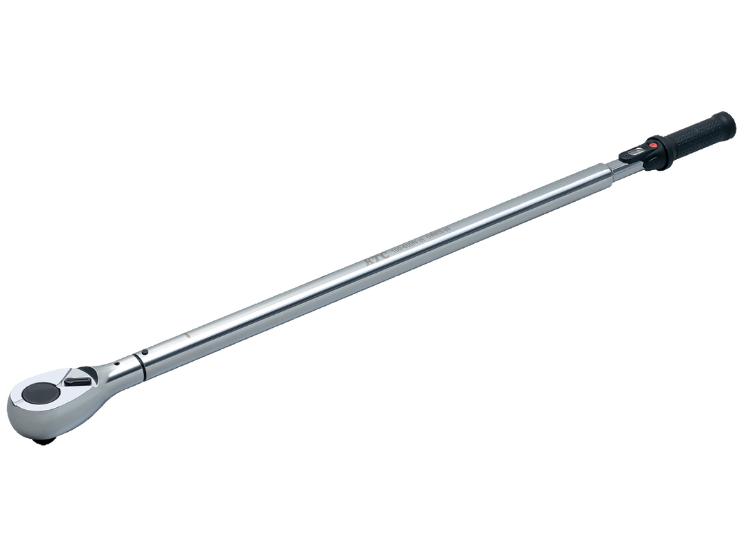 [GW600-06] KTC(京都機械工具)19.0sq.プレセット型トルクレンチ（100〜600N・m 全陷1039.7mm） 単品1本